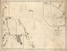 Baja California Map By British Admiralty