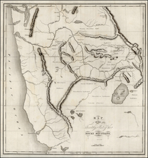 Rocky Mountains and California Map By Benjamin L.E. Bonneville