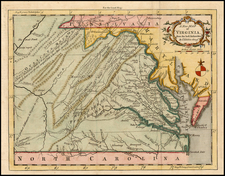 Mid-Atlantic and Southeast Map By London Magazine