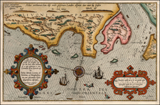 Europe, Russia, Baltic Countries and Scandinavia Map By Lucas Janszoon Waghenaer