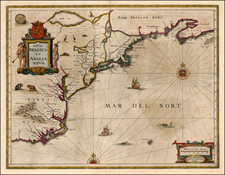 New England, Mid-Atlantic and Southeast Map By Jan Jansson