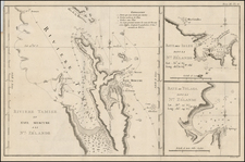 Australia & Oceania and New Zealand Map By James Cook