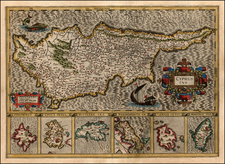 Mediterranean, Balearic Islands and Greece Map By Gerard Mercator