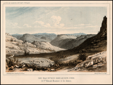 Southwest and Rocky Mountains Map By U.S. Pacific RR Survey