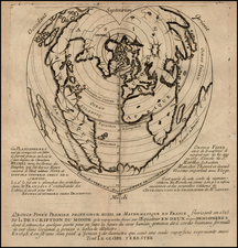 World Map By Pierre Moullart-Sanson