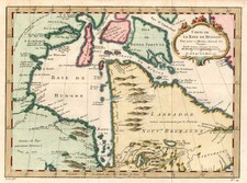 Canada Map By Jacques Nicolas Bellin