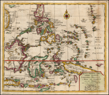 Southeast Asia and Philippines Map By Issac Tirion