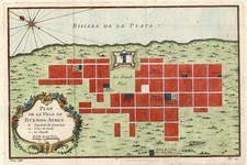 South America Map By Jacques Nicolas Bellin