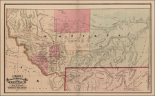 Plains and Rocky Mountains Map By George F. Cram