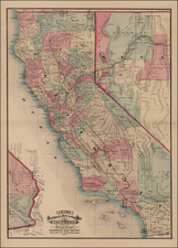 California Map By George F. Cram