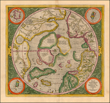 World, World, Polar Maps and Alaska Map By Gerard Mercator