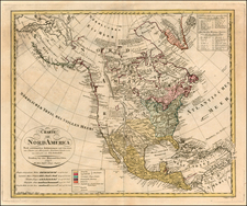 Plains, Rocky Mountains and North America Map By Homann Heirs / Franz Ludwig Gussefeld