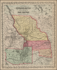 Midwest, Plains, Southwest and Rocky Mountains Map By Charles Desilver