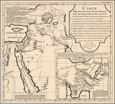 Middle East, Holy Land, Turkey & Asia Minor and North Africa Map By Pierre Moullart-Sanson