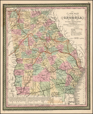 Southeast Map By Thomas, Cowperthwait & Co.