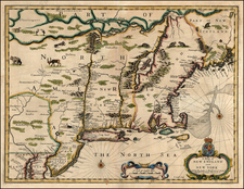 New England and Mid-Atlantic Map By John Speed