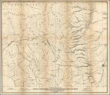 Rocky Mountains Map By F.V. Hayden