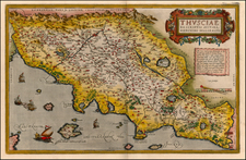 Europe and Italy Map By Abraham Ortelius