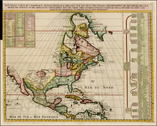 North America Map By Henri Chatelain