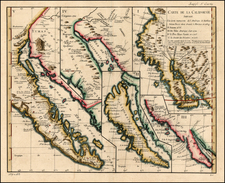 Baja California and California Map By Denis Diderot / Didier Robert de Vaugondy