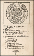 Southern Hemisphere and Polar Maps Map By Johann Ulrich Muller