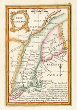 New England Map By John Gibson