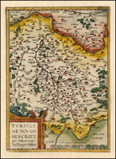 Europe and Germany Map By Abraham Ortelius