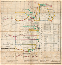 South and Plains Map By Washington Hood