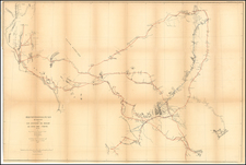 Texas Map By U.S. Army Corps of Topographical Engineer