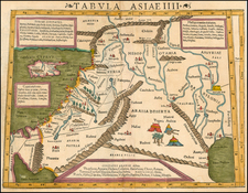 Europe, Mediterranean, Asia, Middle East, Holy Land and Balearic Islands Map By Sebastian Munster