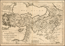 Middle East, Turkey & Asia Minor and Balearic Islands Map By Rigobert Bonne