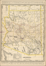 Southwest Map By George F. Cram