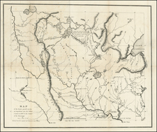 Midwest and Plains Map By Henry Schoolcraft