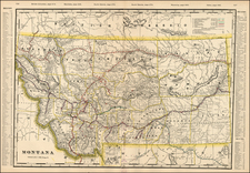 Plains and Rocky Mountains Map By George F. Cram