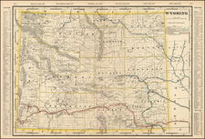 Plains and Rocky Mountains Map By George F. Cram