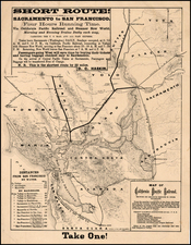 California Map By Britton & Rey