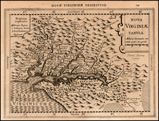 Mid-Atlantic and Southeast Map By Johannes Cloppenburg