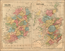 Scotland and Ireland Map By Charles Morse