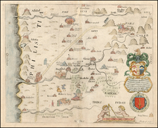 Holy Land Map By Thomas Fuller
