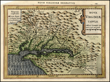 Mid-Atlantic and Southeast Map By Johannes Cloppenburg