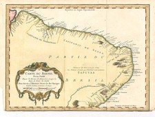 South America Map By Jacques Nicolas Bellin