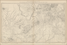 Southwest and Rocky Mountains Map By F.V. Hayden