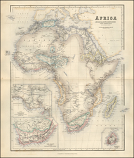 Africa and Africa Map By Archibald Fullarton & Co.