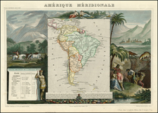 South America Map By Victor Levasseur