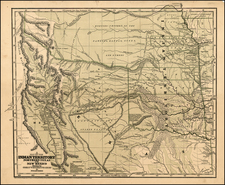 Texas, Plains, Southwest and Rocky Mountains Map By Sidney Morse  &  Samuel Breese