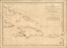 Caribbean Map By Depot de la Marine