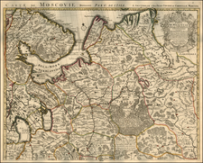 Europe and Russia Map By Johannes Covens  &  Cornelis Mortier