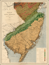 Mid-Atlantic Map By Geological Survey of New Jersey