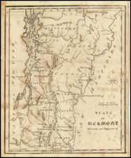 New England Map By Joseph Scott