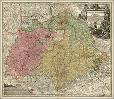 Germany Map By Matthaus Seutter